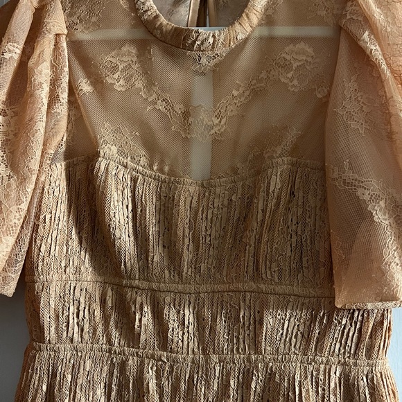 Jonathan Simkhai Bristol Mini Dress Bristol Mini Dress In Butterscotch - Picture 2 of 16